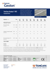 Technical Data Sheets - Geotextiles - TenCate Geosynthetics